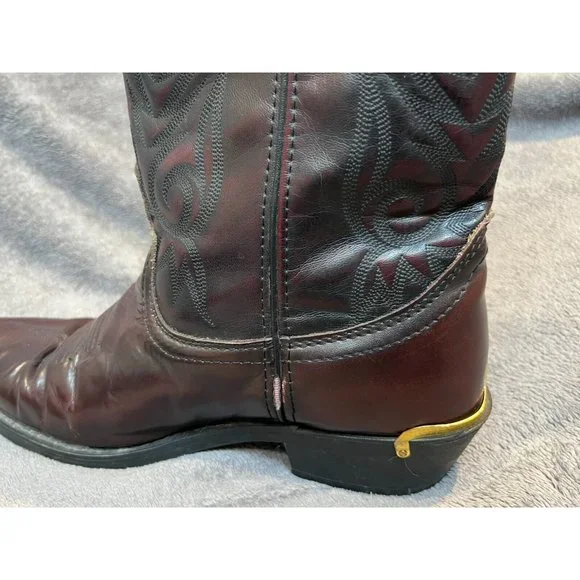 Laredo Leather Metal Tip Western Boots 12628, Mens Size 11 Extra Wide - Picture 10 of 13